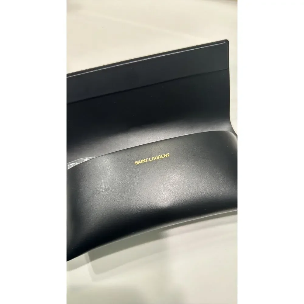 Saint Laurent 58mm Cat Eye Sunglasses Havana Green - Picture 10 of 11